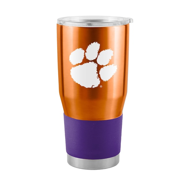 Logo Brands Clemson Alt Sleeve 30oz Gameday Stainless Tumbler 123-S30T-1B - main